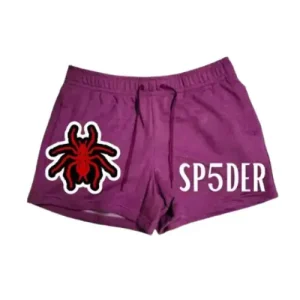 Purple SP5DER Shorts