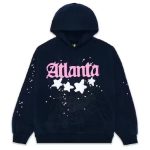 Sp5der Atlanta Hoodie Navy