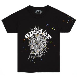 Sp5der Og Web V2 Baby Tee – Black