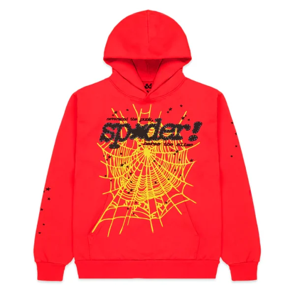 Sp5der PiNK V2 Hoodie – Red