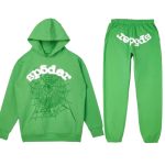 Spider Web Worldwide Green Sp5der Tracksuit