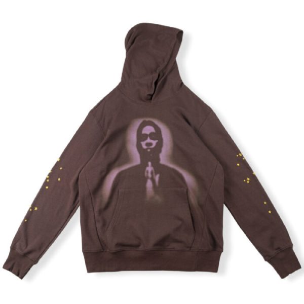 Thug Brown Sp5der Hoodie