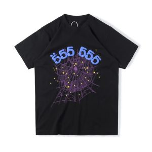 Black Sp5der 555 T Shirt