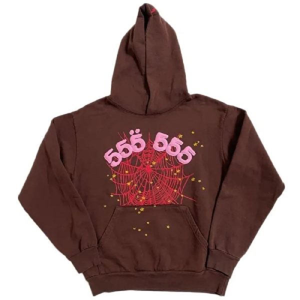 Brown Spider Hoodie 555 555