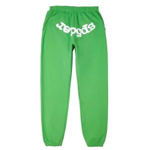 Green Sp5der Sweatpant