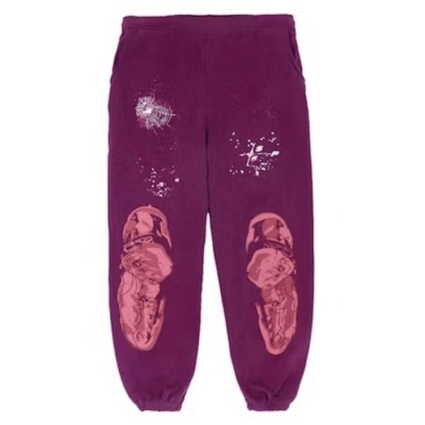 Purple Nocturnal Highway Sp5der Tracksuit