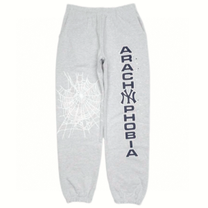 Sp5der Arach NY Phobia Grey Sweatpants