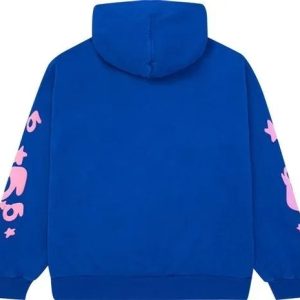 Sp5der Beluga Hoodie Blue