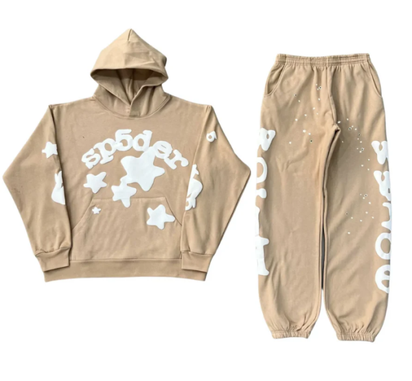 Sp5der Beluga Tracksuit Sand