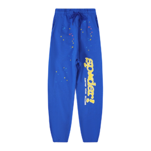 Sp5der Blue Sweatpants