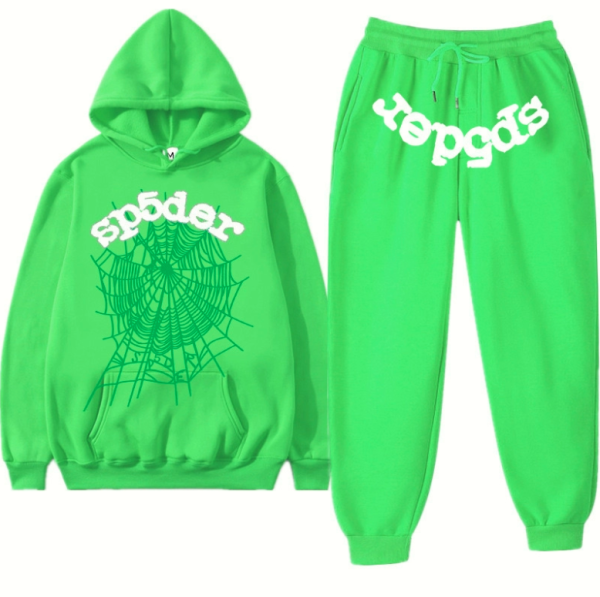 Sp5der Green Tracksuit