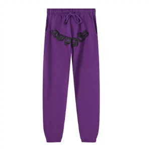 Sp5der Purple Sweatpants