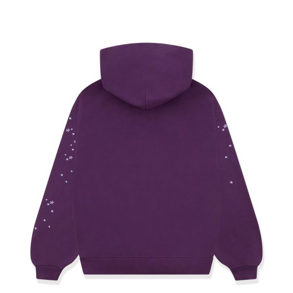 Sp5der Star OG Web Purple V2 Hoodie