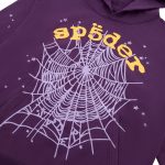 Sp5der Star OG Web Purple V2 Hoodie