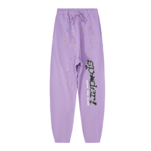 Sp5der Taro Purple Sweatpants