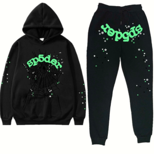 Sp5der Web Black Tracksuit