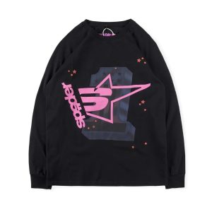 Young Thug Sp5der Harley Davidson Crewneck Black Sweatshirt